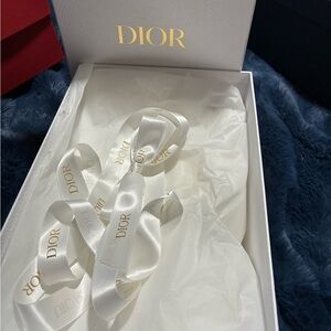 Dior EMPTY Box and Ribbon.
